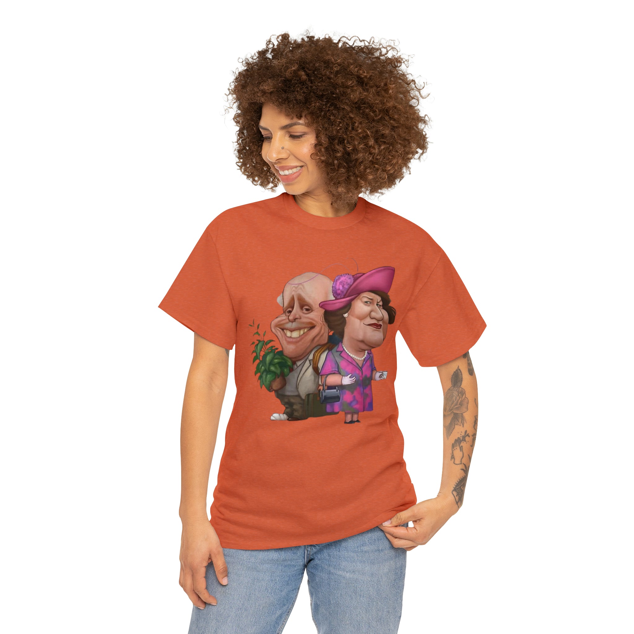 Keeping Up Appearances 90's TV Show-Unisex Heavy Cotton T-Shirt - Creations by Chris and Carlos